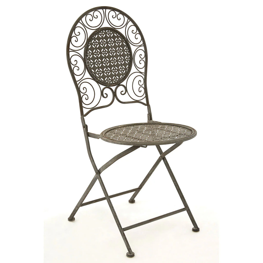 3pc Jardin Grey Table & 2 Chairs Set