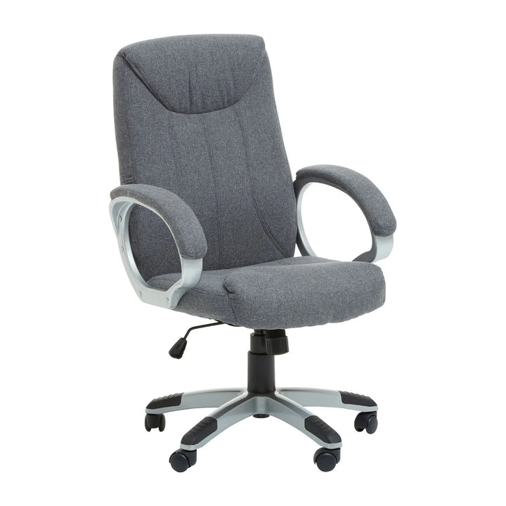 Grey Home Office Chair With Grey Arms