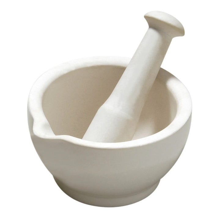 White Stone Mortar And Pestle Set