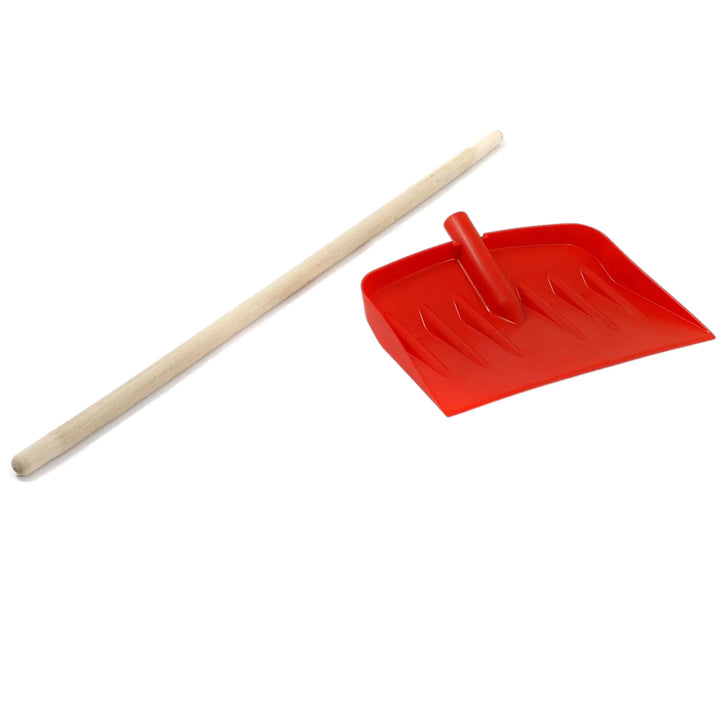 Wooden Handle Plastic Snow Shovel